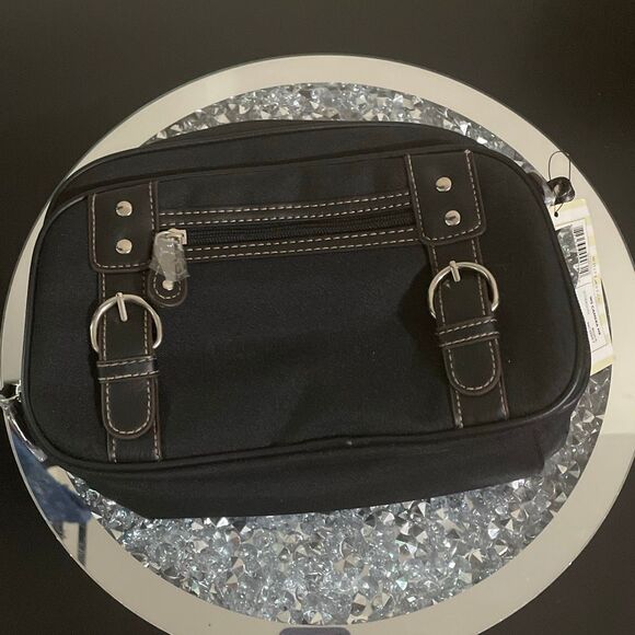 White stag black small messanger crossbody rectangular buckle bag new with tags - Picture 3 of 14